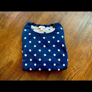 LOFT polka dot sweater, size M.  Great condition!